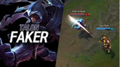 Faker新版男刀韩服排位carry局ob录像剪辑
